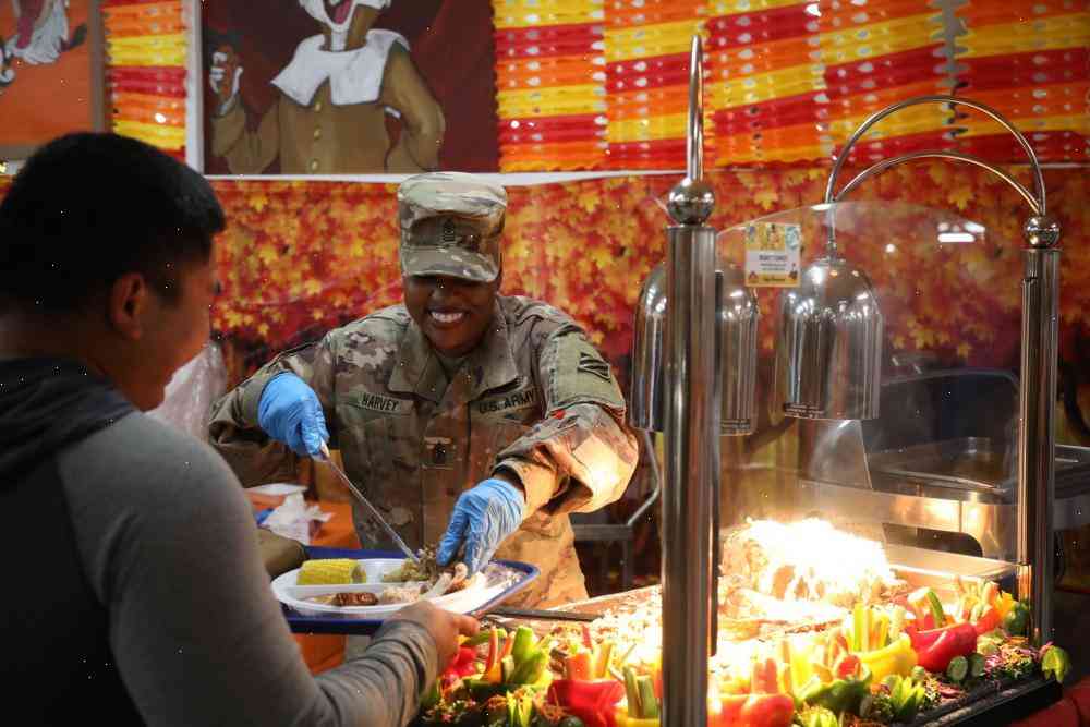 Thanksgiving tradition for US military deployed abroad
